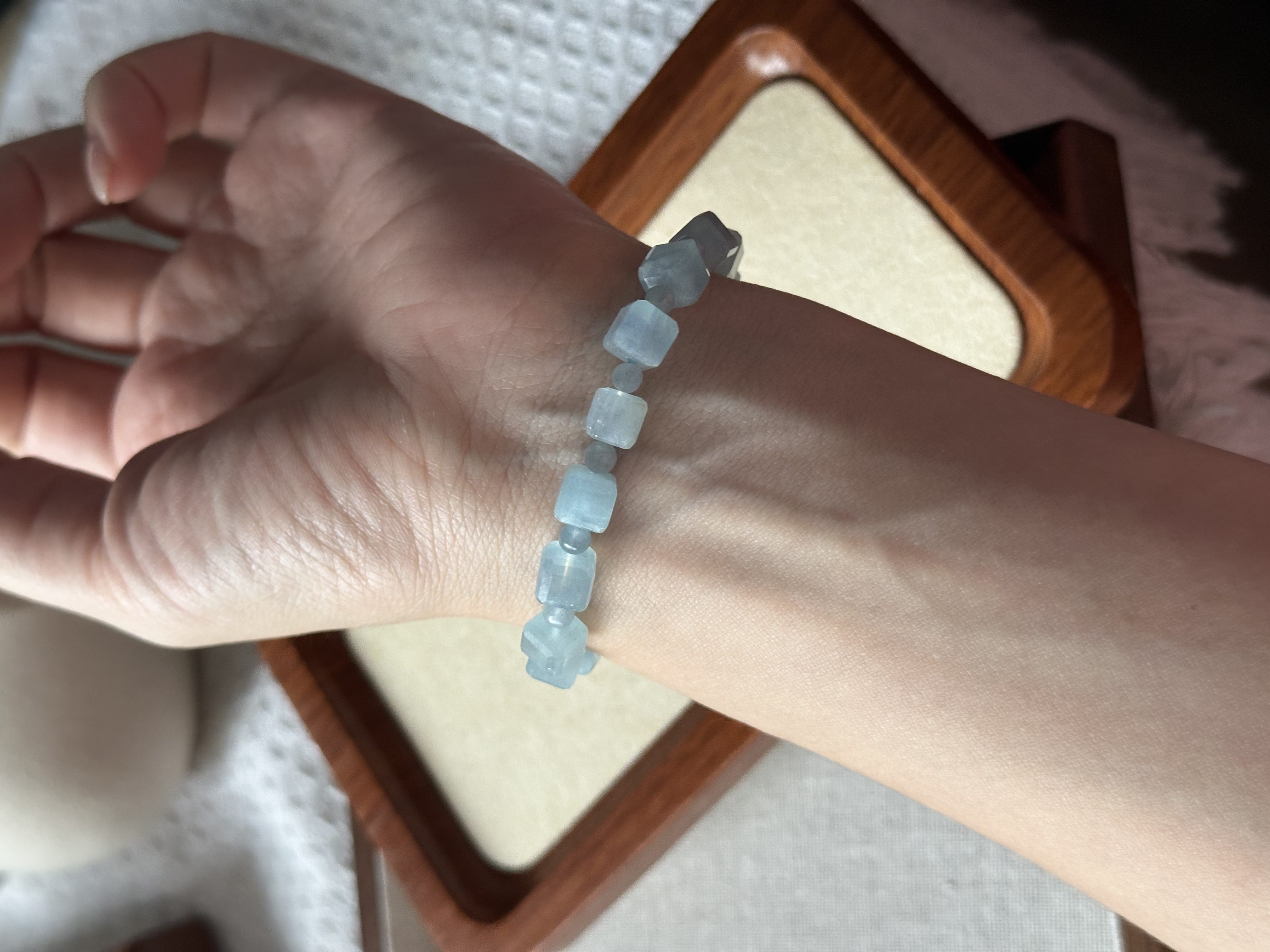 方糖海蓝宝 ｜Aquamarine 7.2mm
