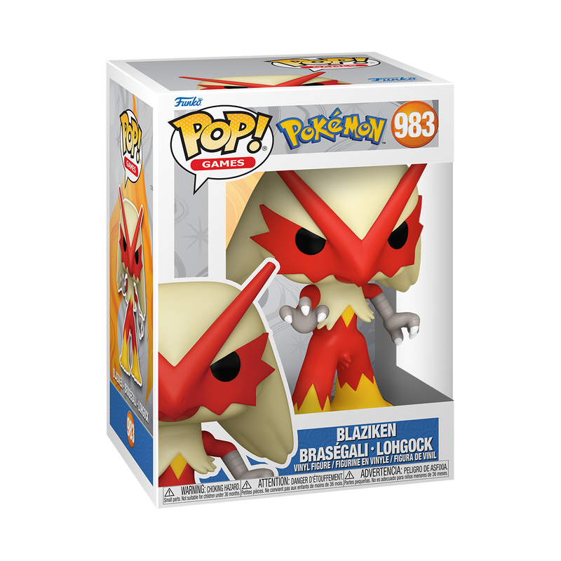 📦訂購 英國代購 Funko POP! Pokemon Blaziken Figure 寵物小精靈 火焰雞 模型 