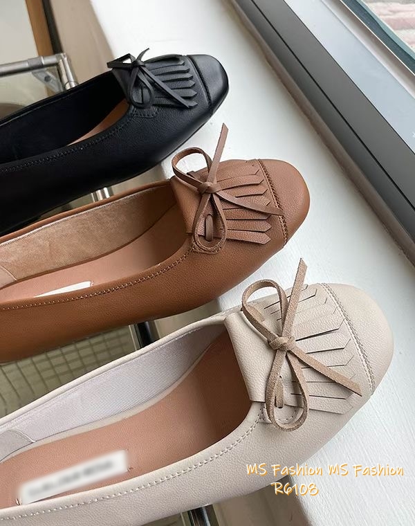 R6108 韓國🇰🇷真皮soso蝴蝶結鞋仔