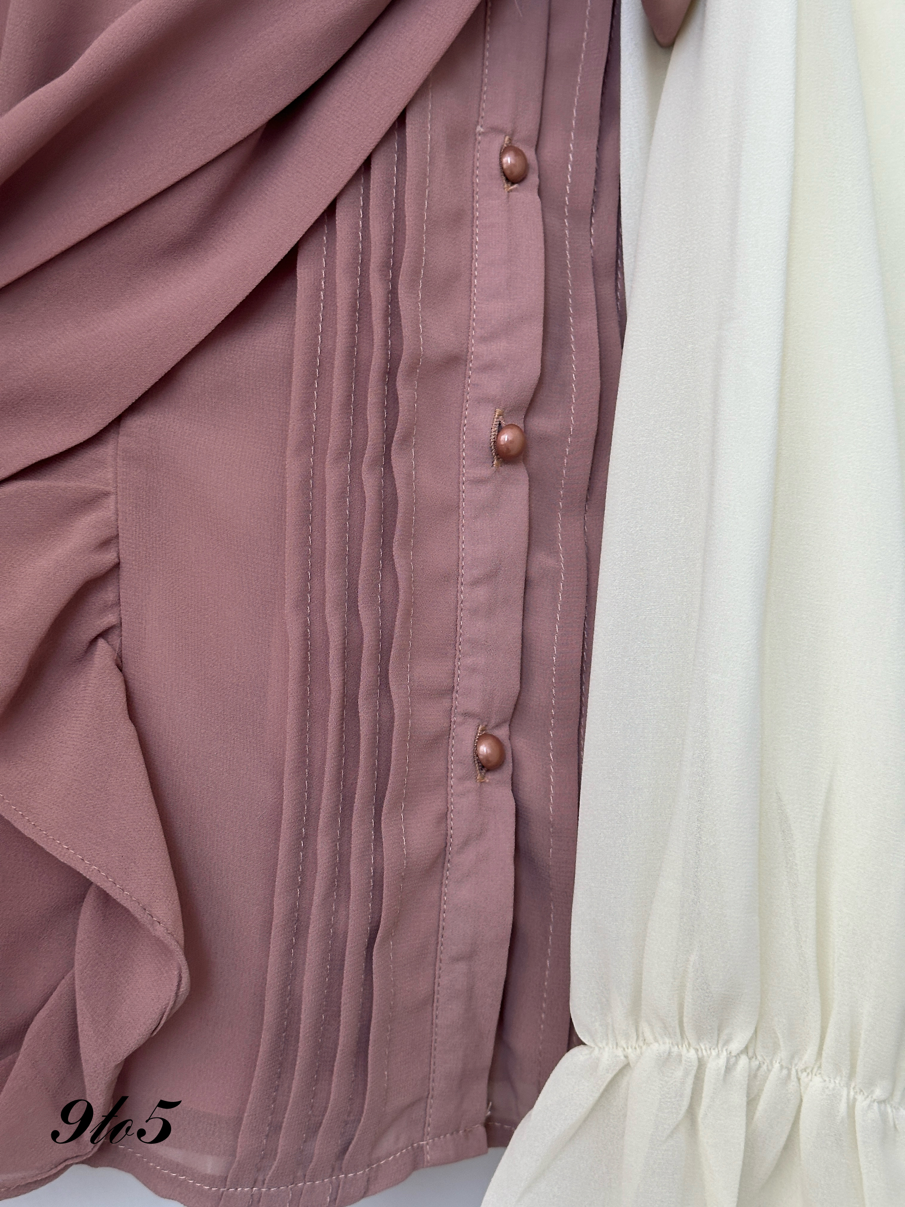 T3990 Bow-tie Ruffle Blouse - 3 Colors