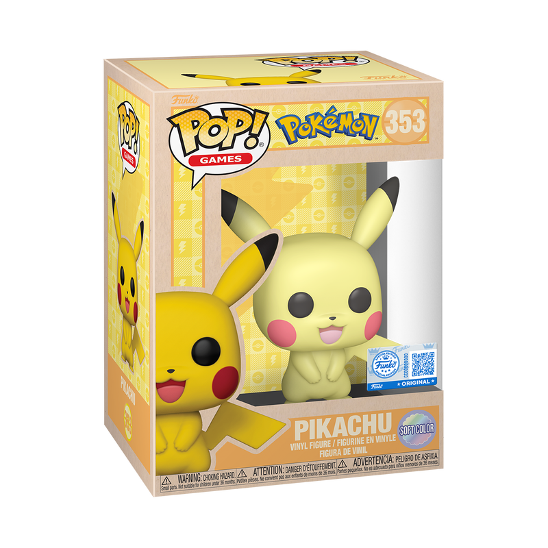 📦訂購 美國代購 Funko POP! Pokemon Pikachu (Soft Color) Figure 寵物小精靈 比卡超 模型