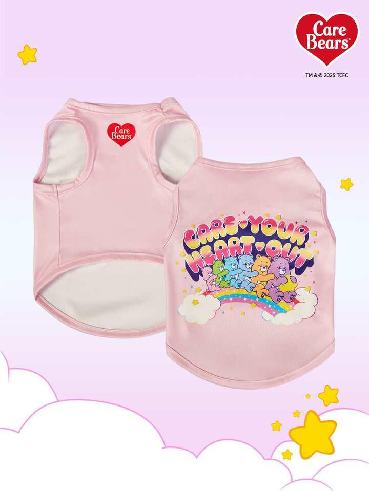 🌈Care Bears 粉色寵物背心 🐻