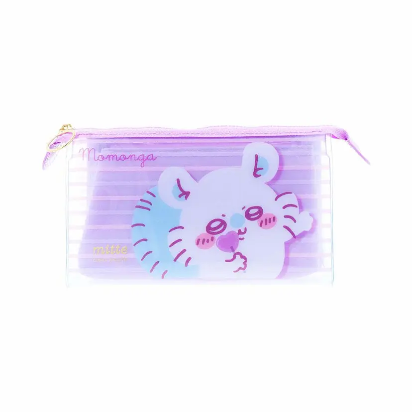 現貨🌸日本直送 |Chiikawa日版化妝袋/收納袋/多用途小袋（紫）