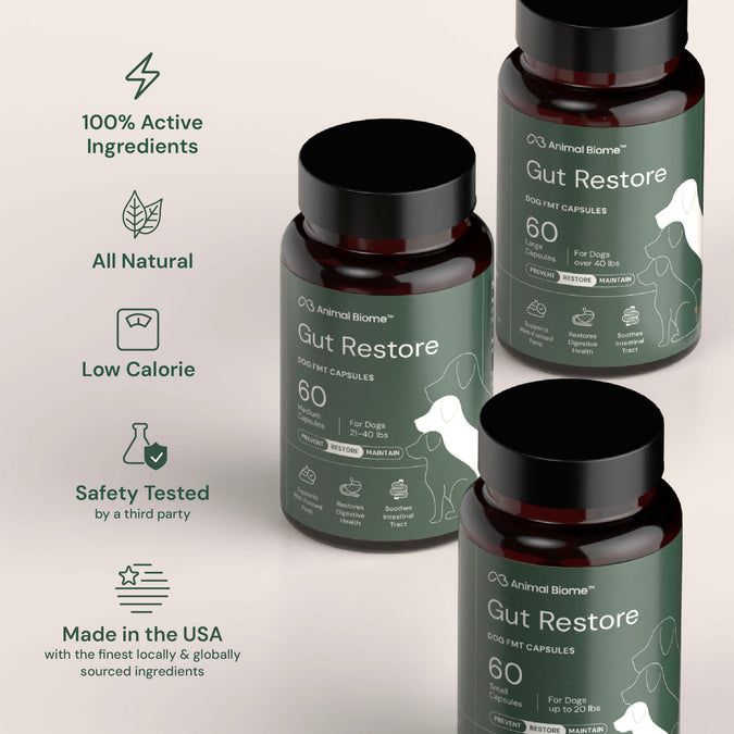 AnimalBiome : Gut Restore for Dogs [最新存貨情況請參閱下列商品介紹]