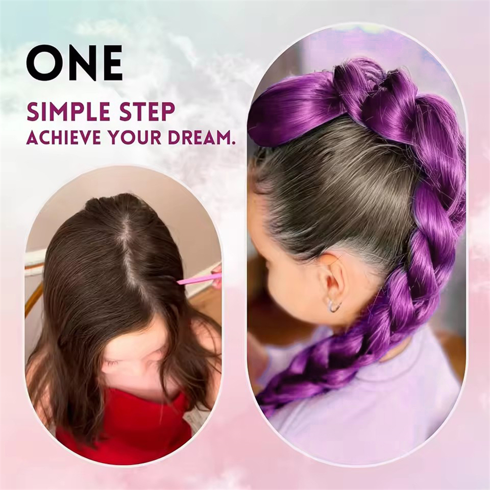 馬尾辮假髮 紫色 26英吋 UB0247