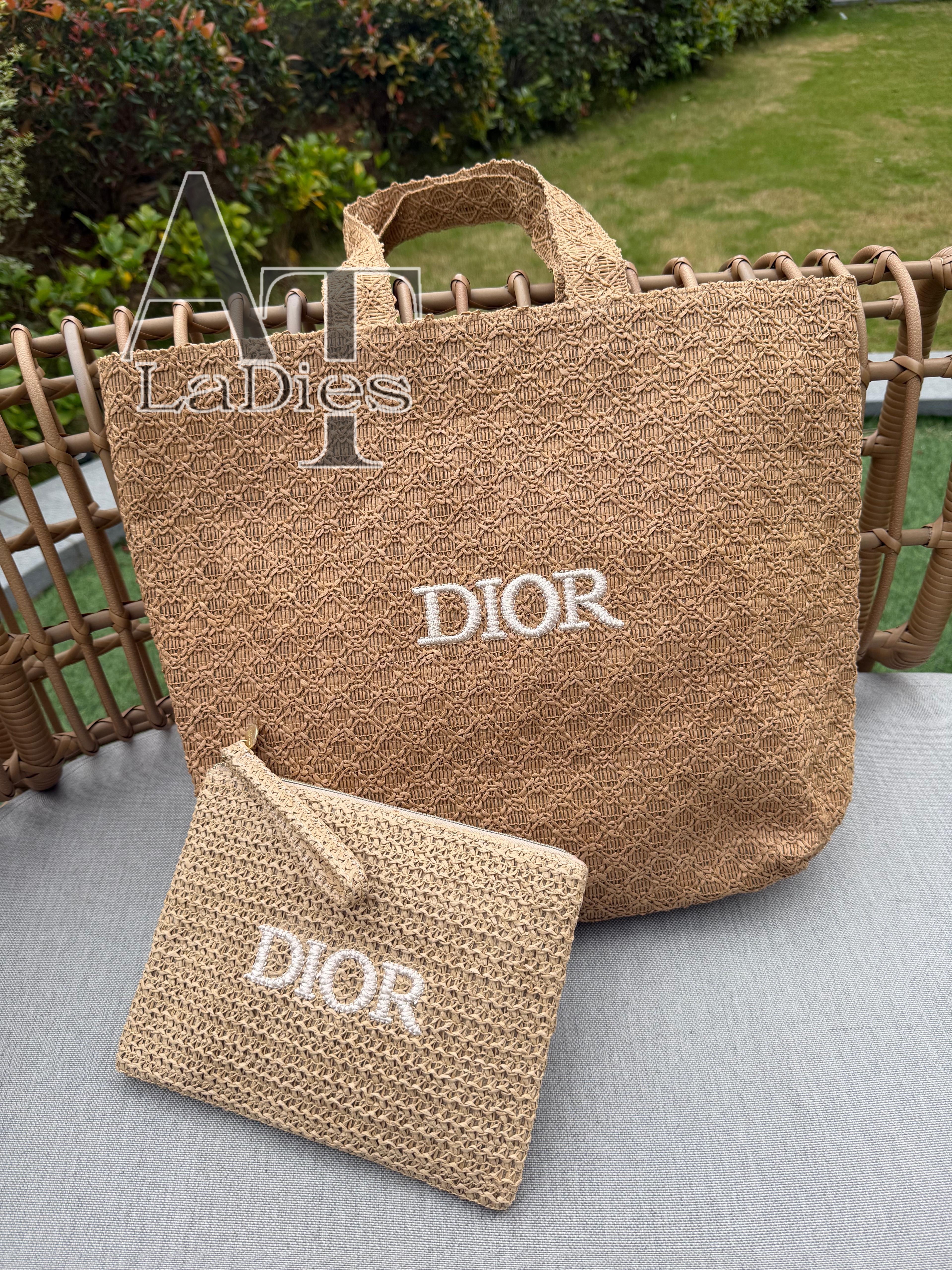 Dior Beauty編織草袋