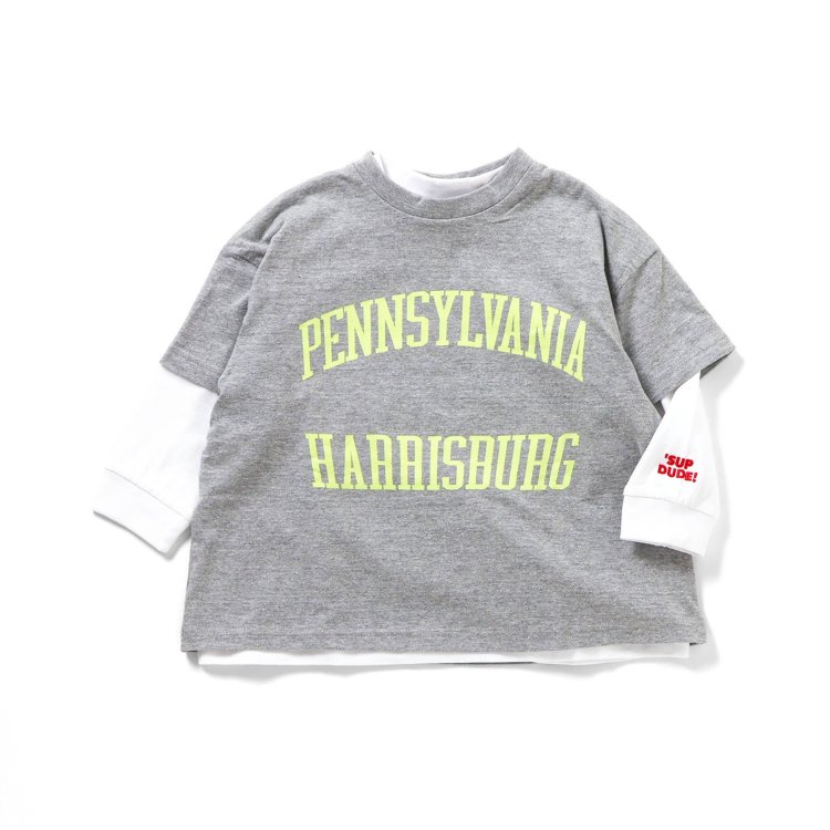 🆕【⭐訂購⭐】 🇯🇵日本直送🌀可疊穿 長袖+短袖T恤 兩件套［6款選］🌀[ELBA-0044][260220]