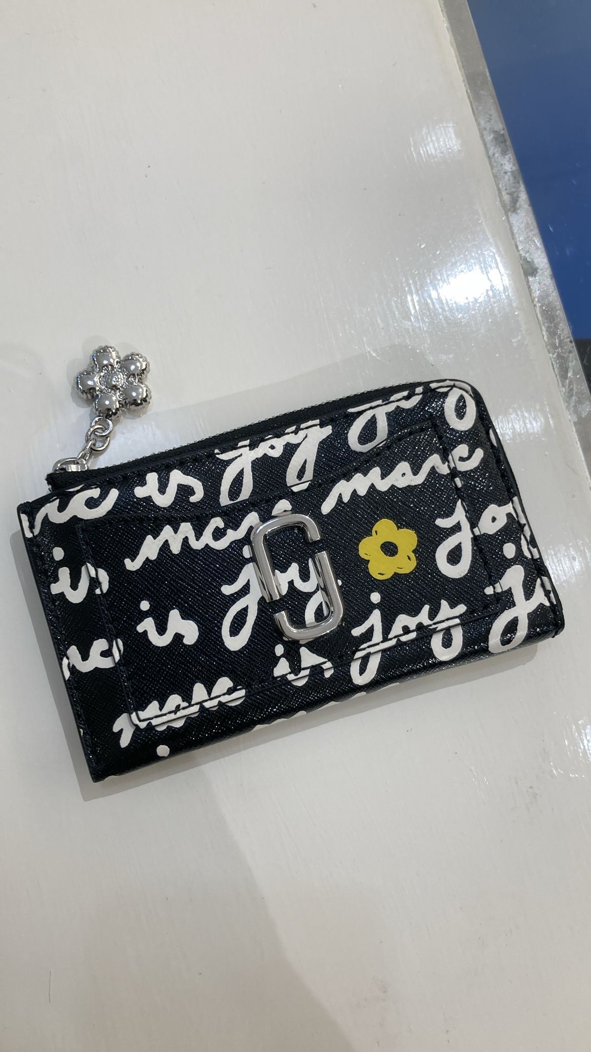 🇨🇦🇺🇸✈️型格風特色Marc Jacobs 防花皮拉鏈卡套現貨🌼🌼