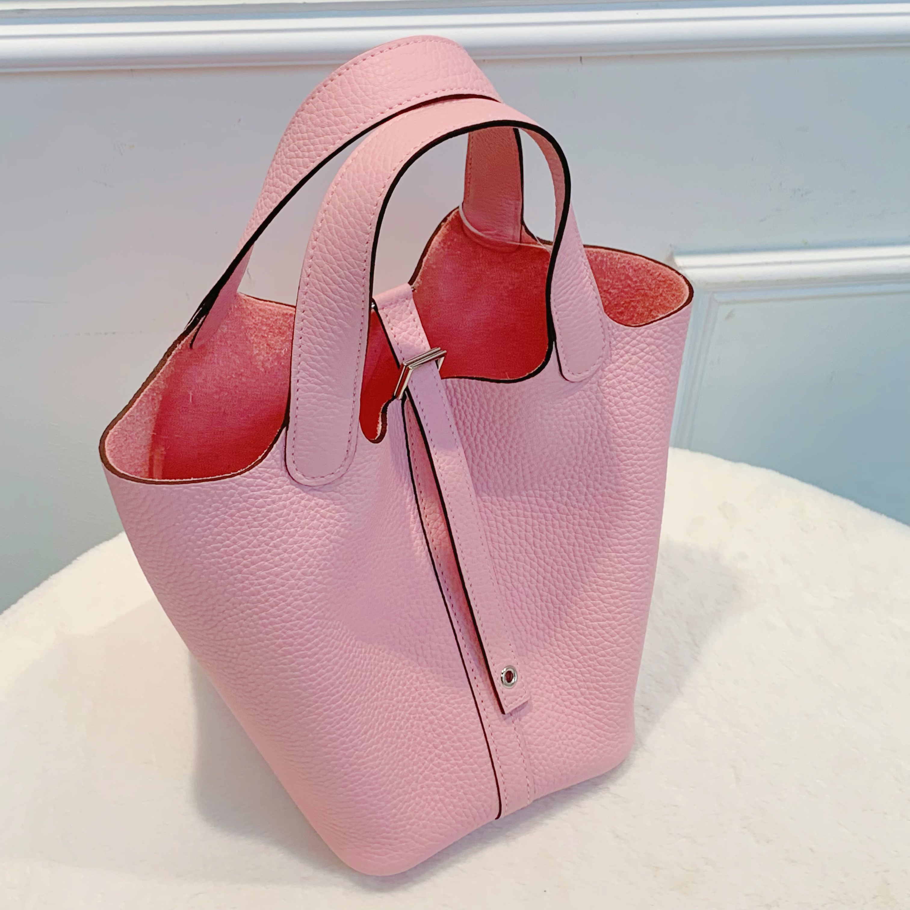 🎀有上海專門店正單💕情人節限定🫧Hermes 櫻花粉Picotin18 