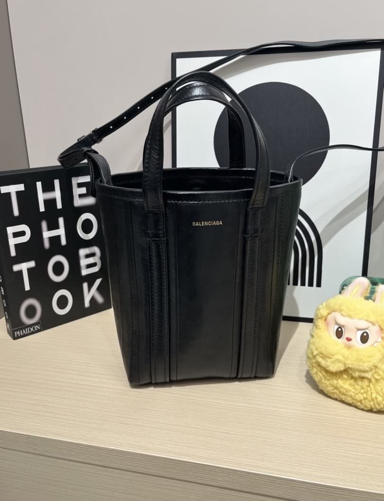 Balenciaga Shoulder Tote Bag Black 100%Authentic, 98%New ✅Dust bag