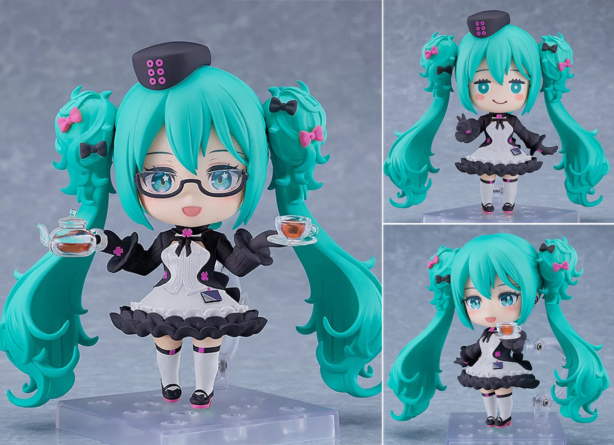 (預訂訂金 $100) (總價 $330) GSC Nendoroid 2156 初音未來 眼鏡x咖啡廳Ver. 黏土人 Hatsune Miku (行版) 
