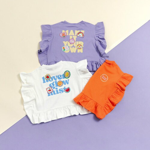 🆕【⭐訂購⭐】 🌀Logo刺繡貼片 荷葉邊 短袖上衣［3款選］🌀[ELFA-0109][260712]