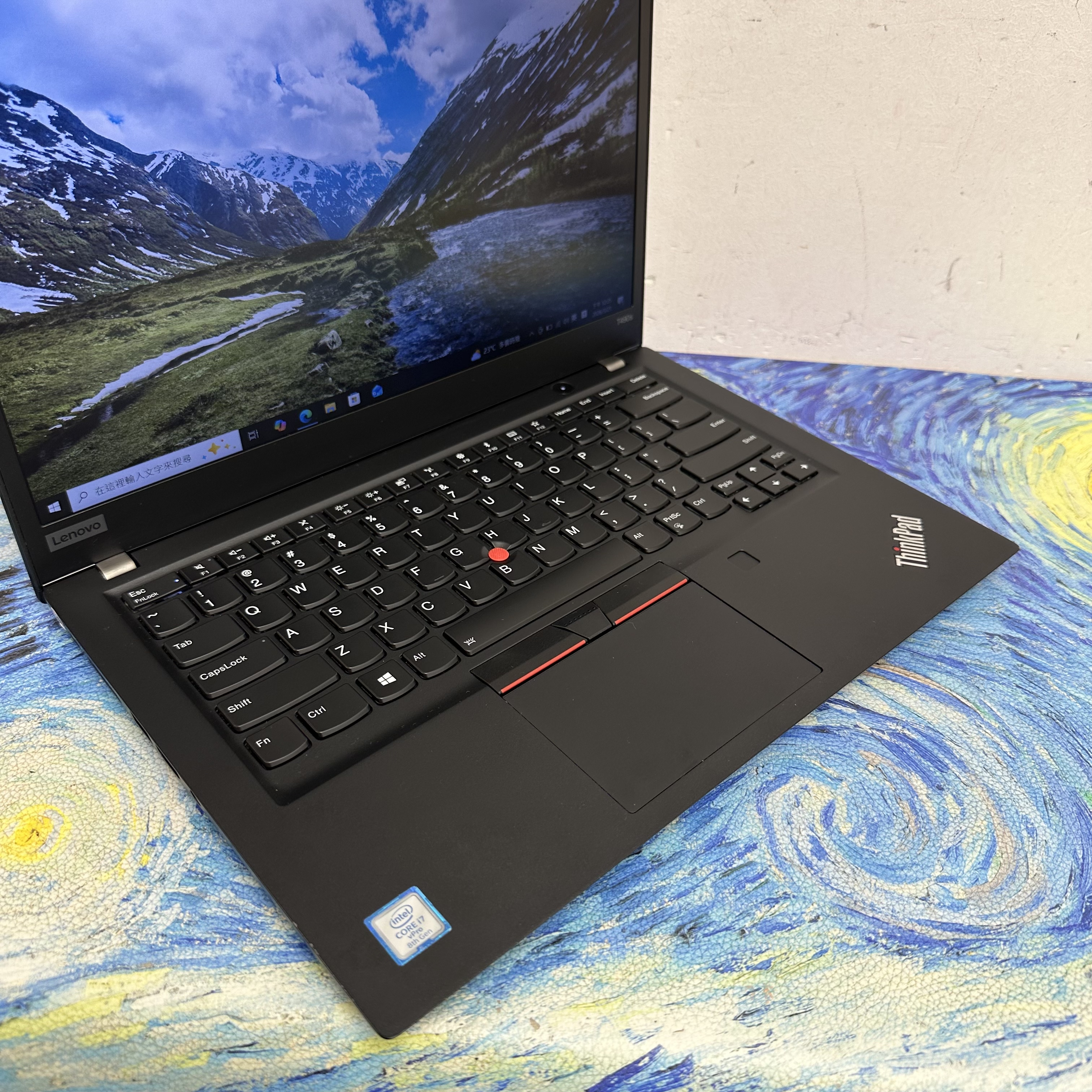 (薄版聯想商務機T490S🔥)Lenovo Ultrabook ThinkPad i7-8665U/16GB Ram/256GB SSD/1080p/ 8秒開機/指紋解鎖/type C 充電/ Notebook / Gaming Laptop / Office / 文書 / YouTube / Netflix/Win10 / Win11 