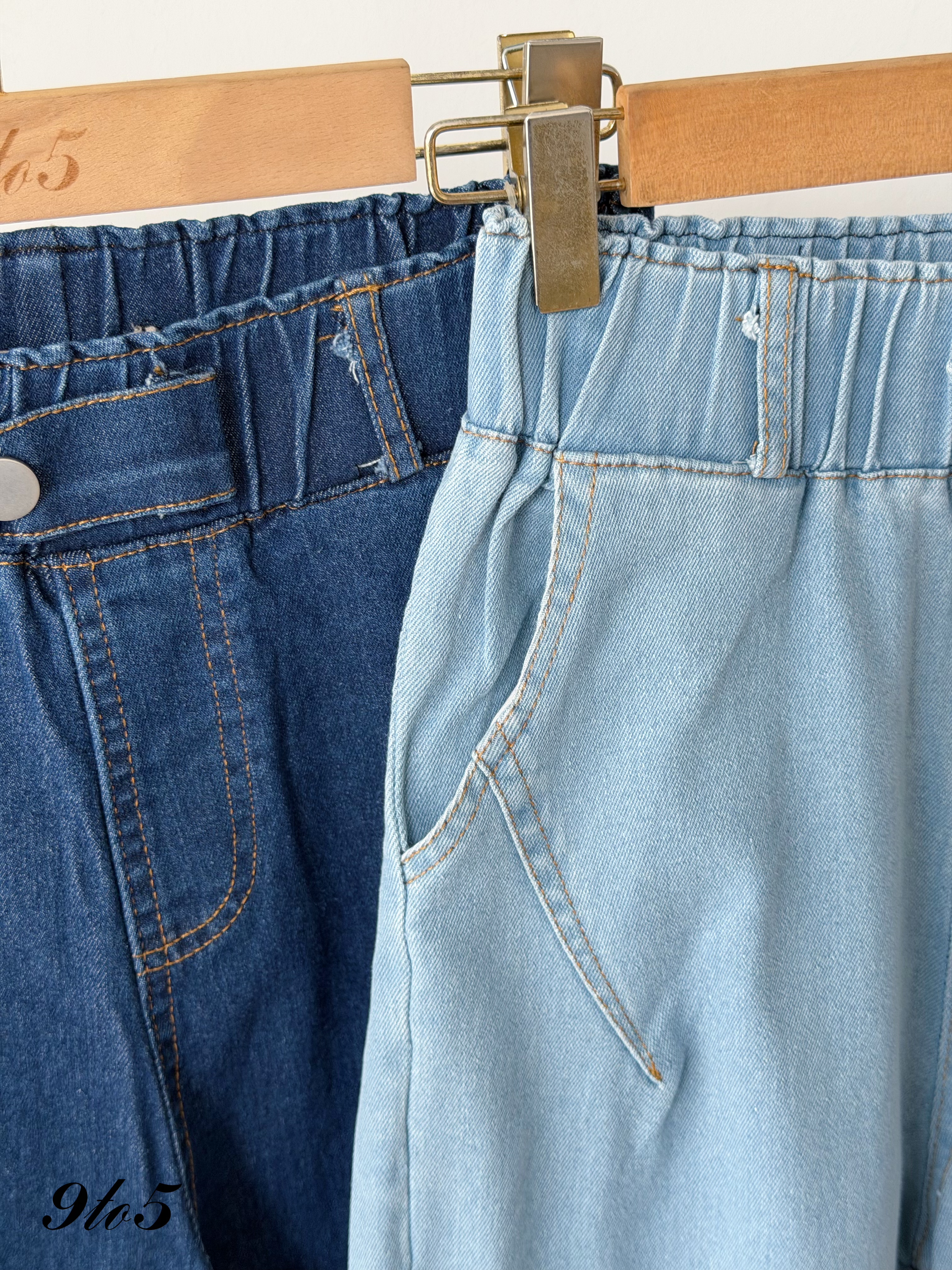 S2045 Denim Cropped Pants - 3 Colors 