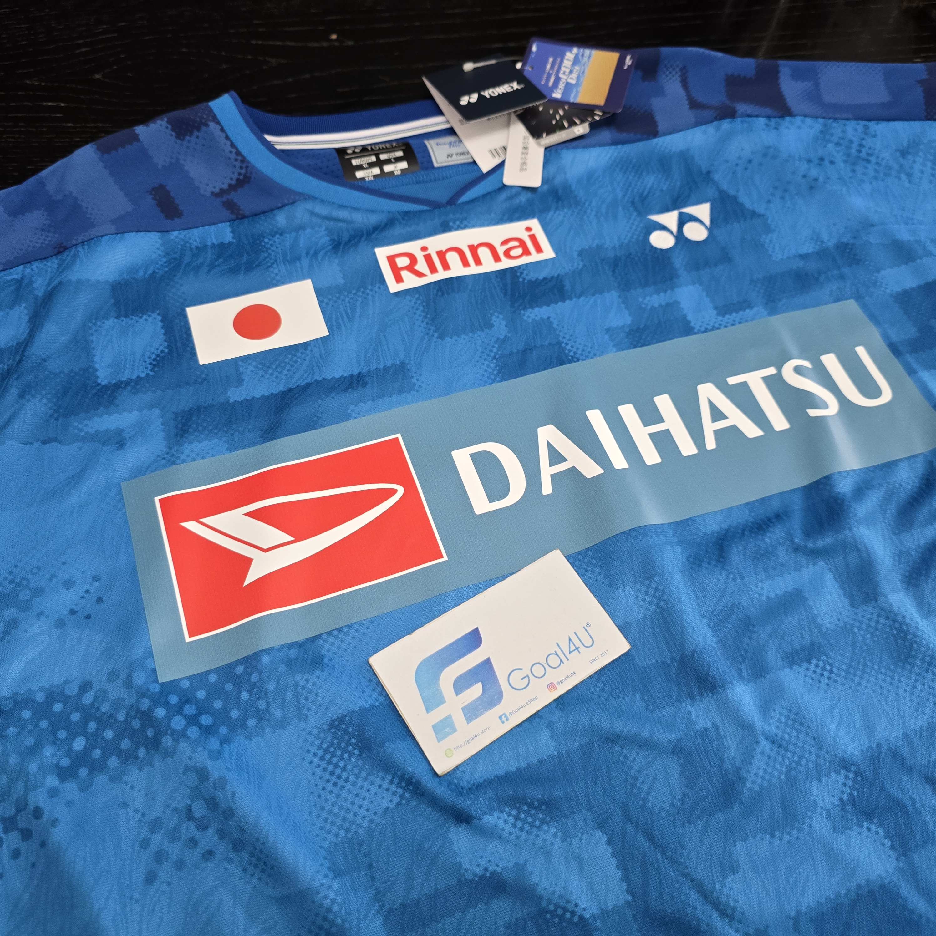 Yonex 日本羽毛球隊2026藍色球衣(提供男女剪裁)