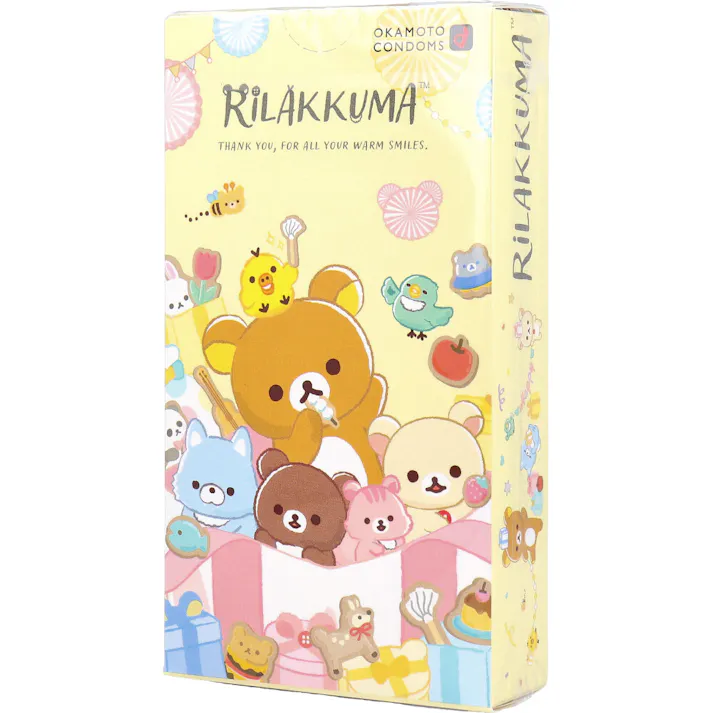 Okamoto (岡本) 鬆弛熊特潤安全套｜10個裝
