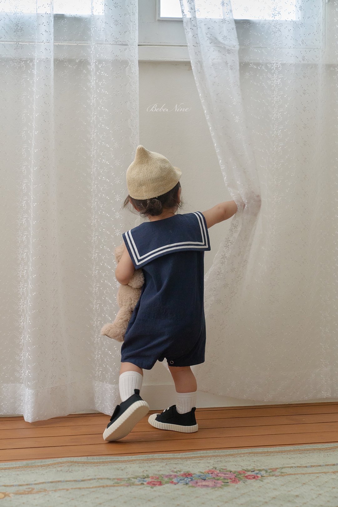 ☀️預訂 韓國直送☀️🇰🇷Bebenine三色海洋風水手無袖連身服