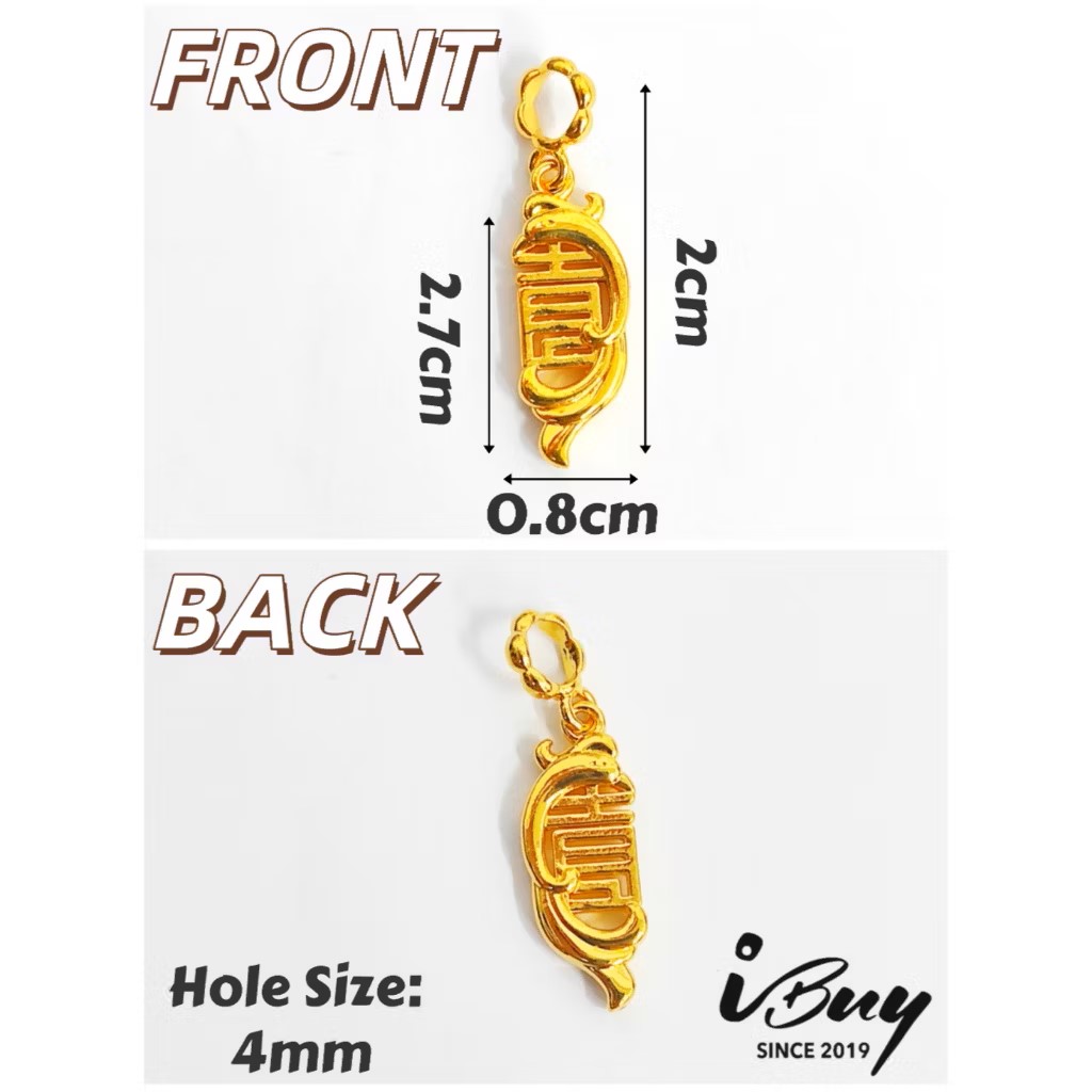 916 HARD GOLD WEDDING JOY ABACUS/ COMB/ SCISSORS/ MIRROR/ SHOE/ RUYI/ BASKET/ RULER CHARM BEAD 916 硬金  囍 算盘/ 梳子/ 剪刀/ 镜子/ 鞋子/ 如意/ 金斗/ 尺子串咀