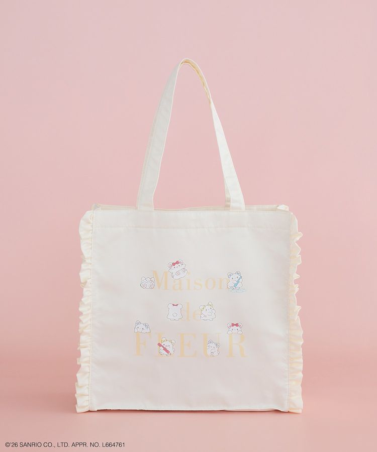 🎀【預訂】Hanamaruobake x Maison de FLEUR Tote Bag W