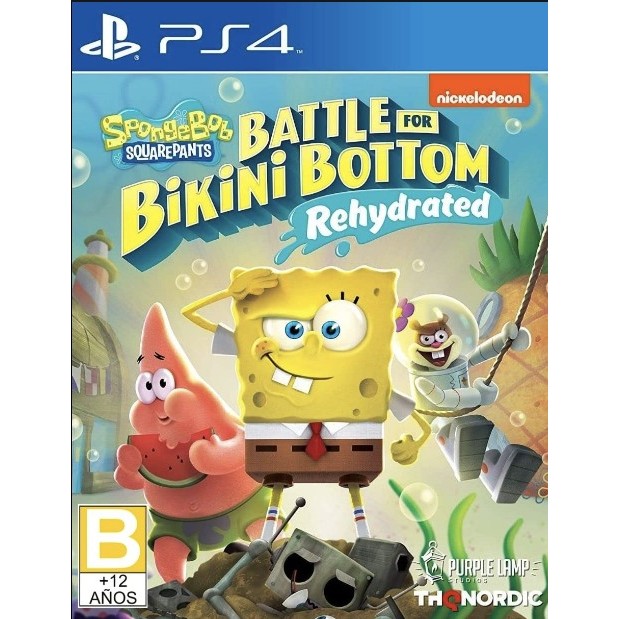 (🔥FLASH SALE🔥) Spongebob Squarepants: Battle for Bikini Bottom Rehydrated Full Game (PS4 & PS5) Digital Download