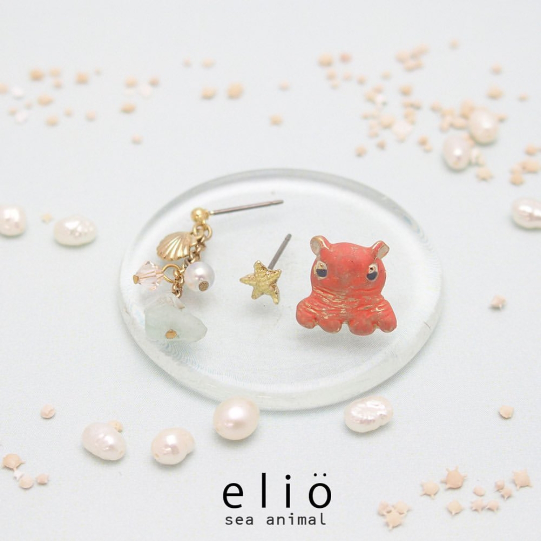 Elio海蛸耳環