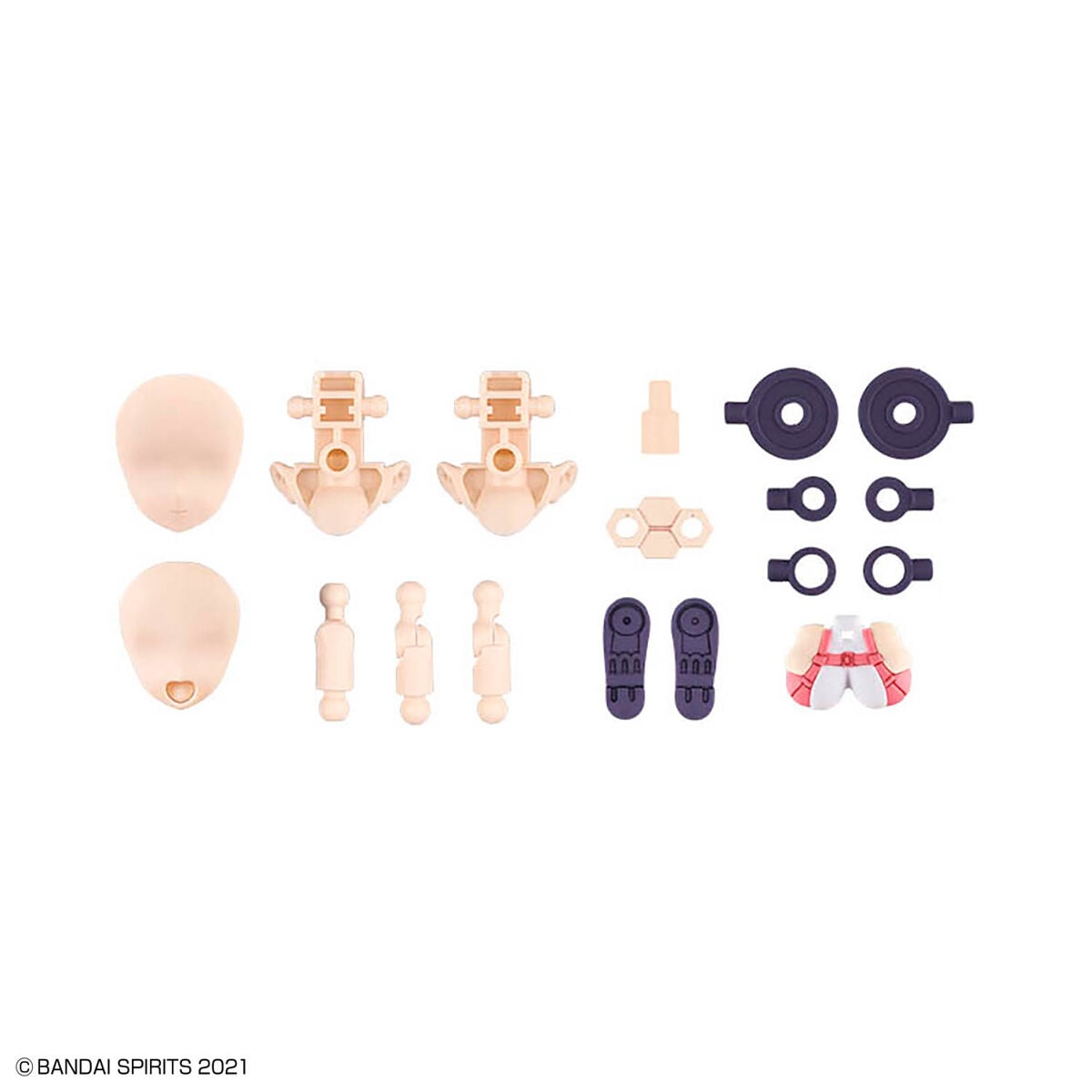 ＜特價＞ (行版) Bandai 30 Minutes Sisters 30MS Option Parts Set 12 (Reaper Costume) [Color A] 30分鐘少女戰線 替換部件12 (收割者服裝)  [A色] 模型