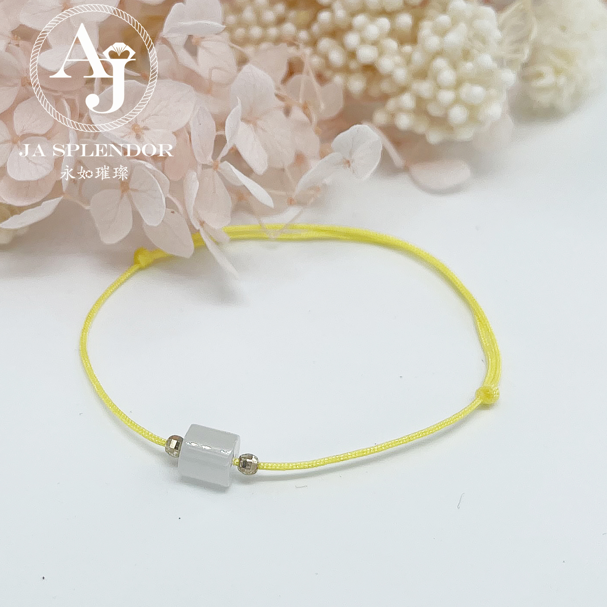 Handmade 天然翡翠A玉系列 愛意傳承幸福幸運小手繩 (100元2件)