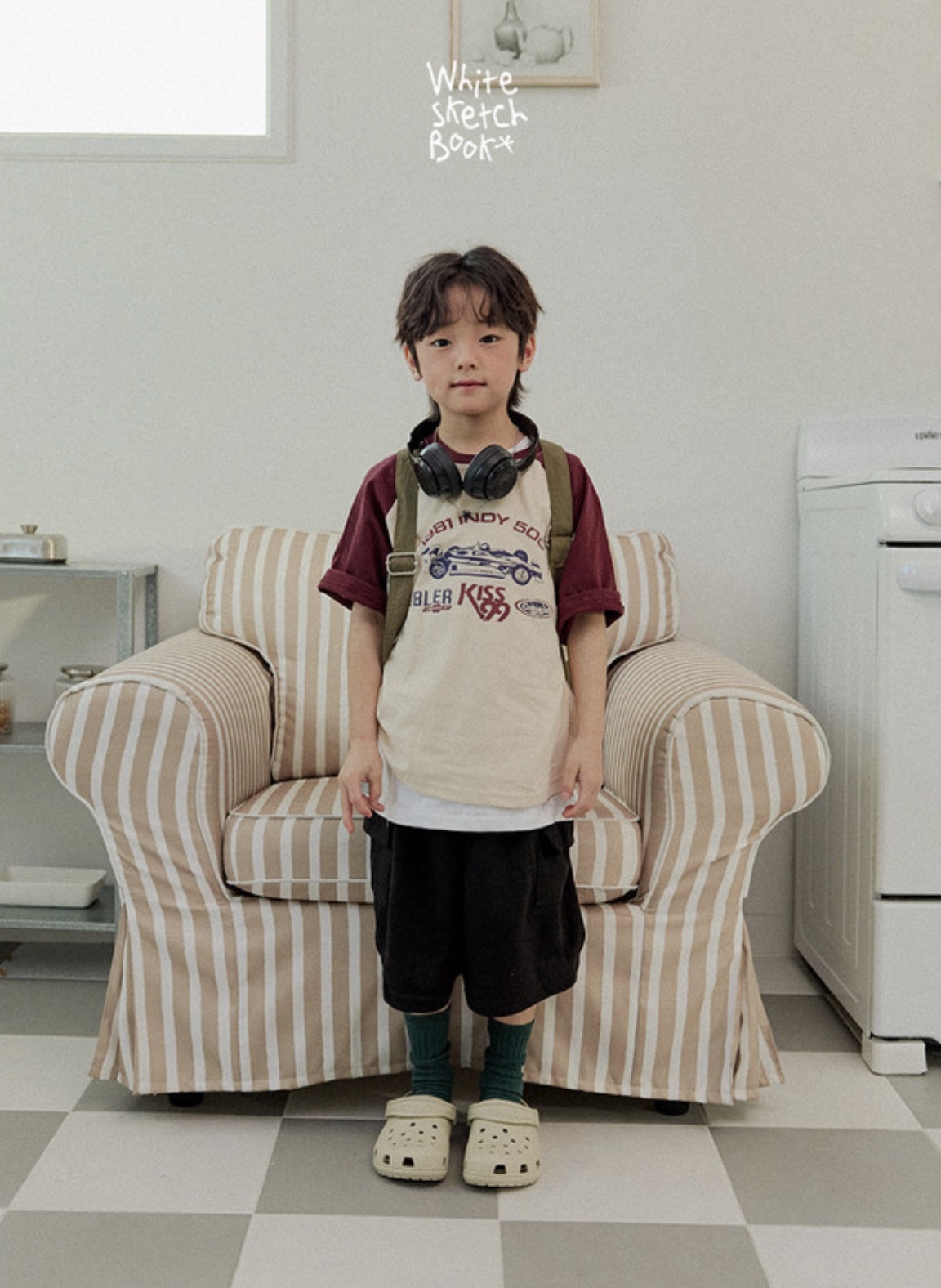 🇰🇷WhiteSketchBook tee