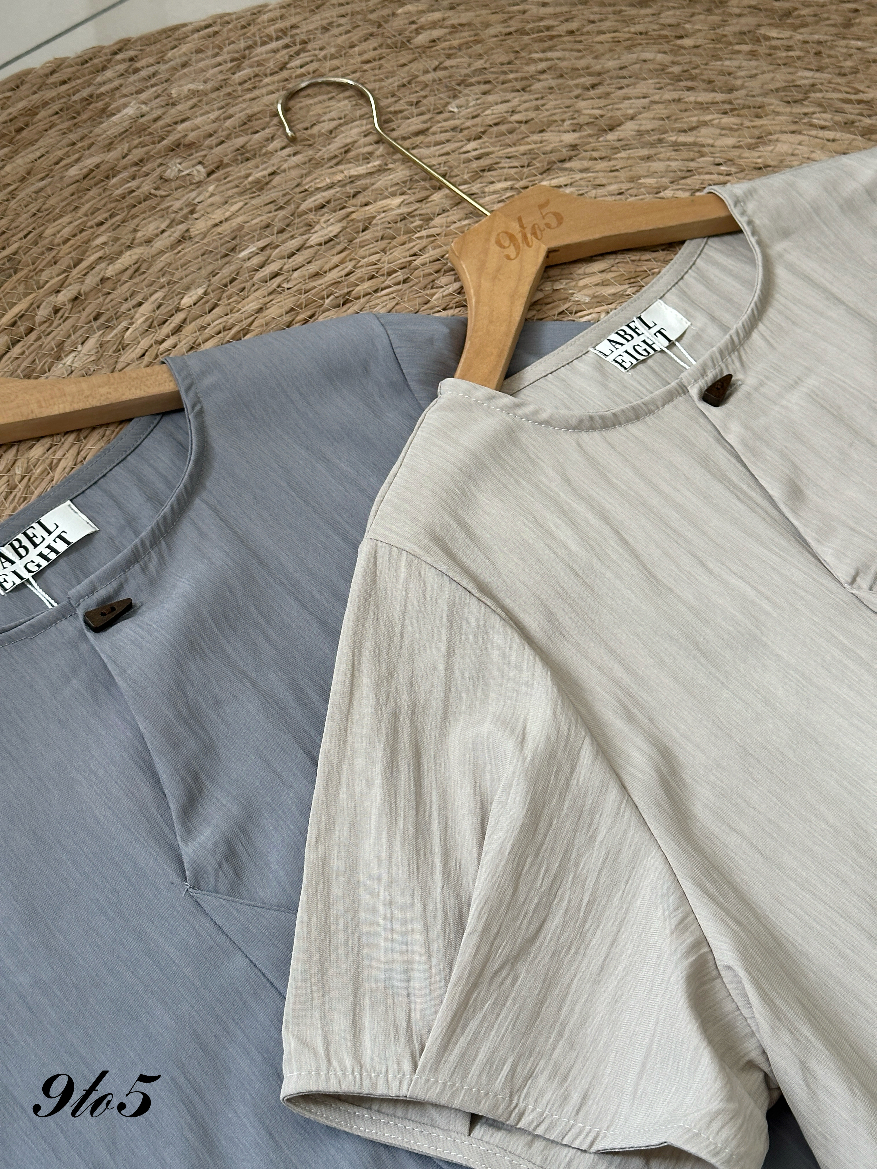 T4131 Round Neck Blouse - 4 Colors