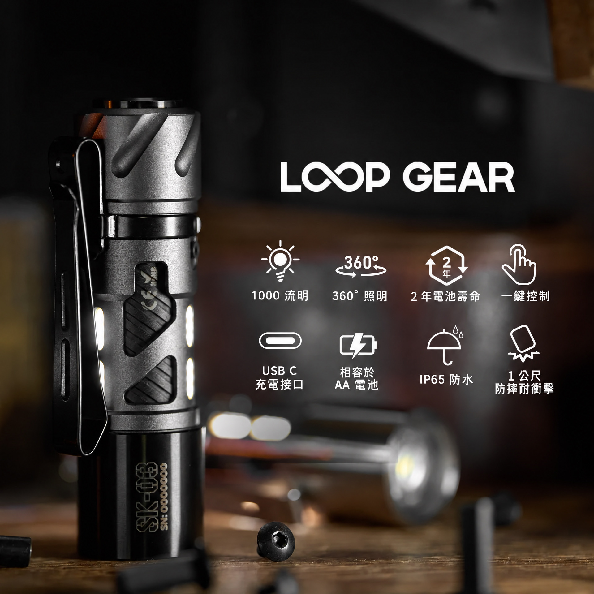 Loop Gear SK03 AI 日亞 黃光