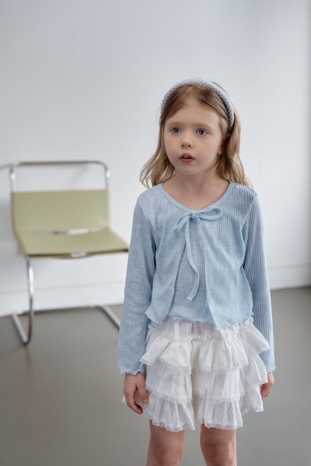 Momoann | Cardigan set (Blue size 9(105-113)