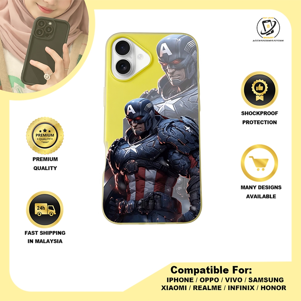 JELLY CASE PHONE FOR IPHONE - DESIGN CAPTAIN A