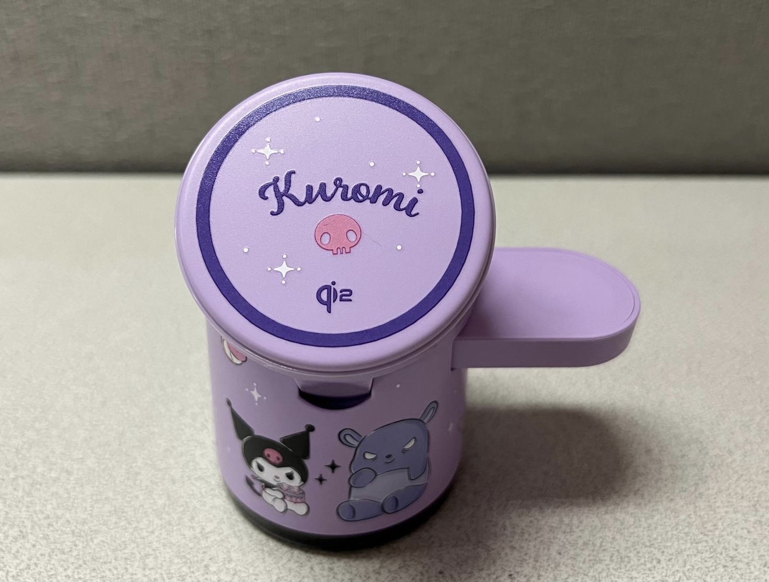 🎀 XPower x Kuromi Qi2迷你掌心5合1 MagCharge 15W磁吸無線充電座