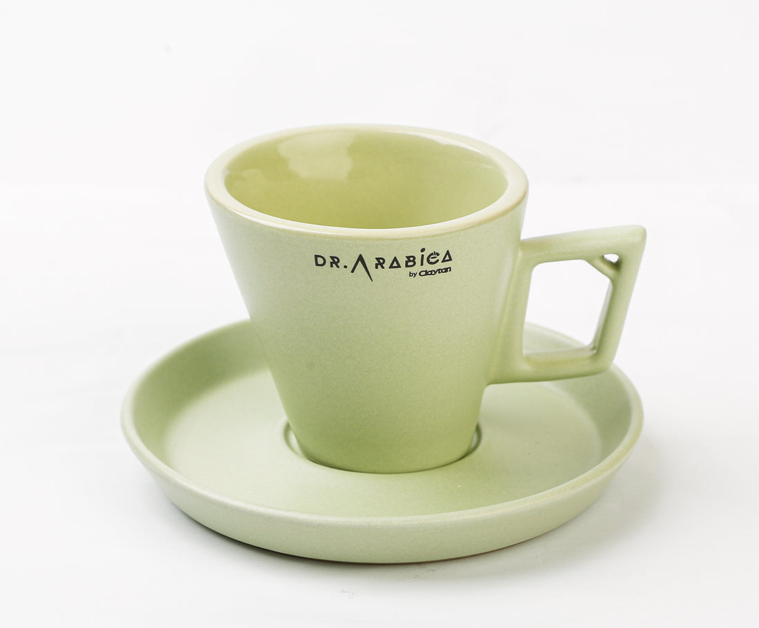Dr. Arabica Professional Series - Espresso 60ml, 90ml & 120ml Cup & Saucer