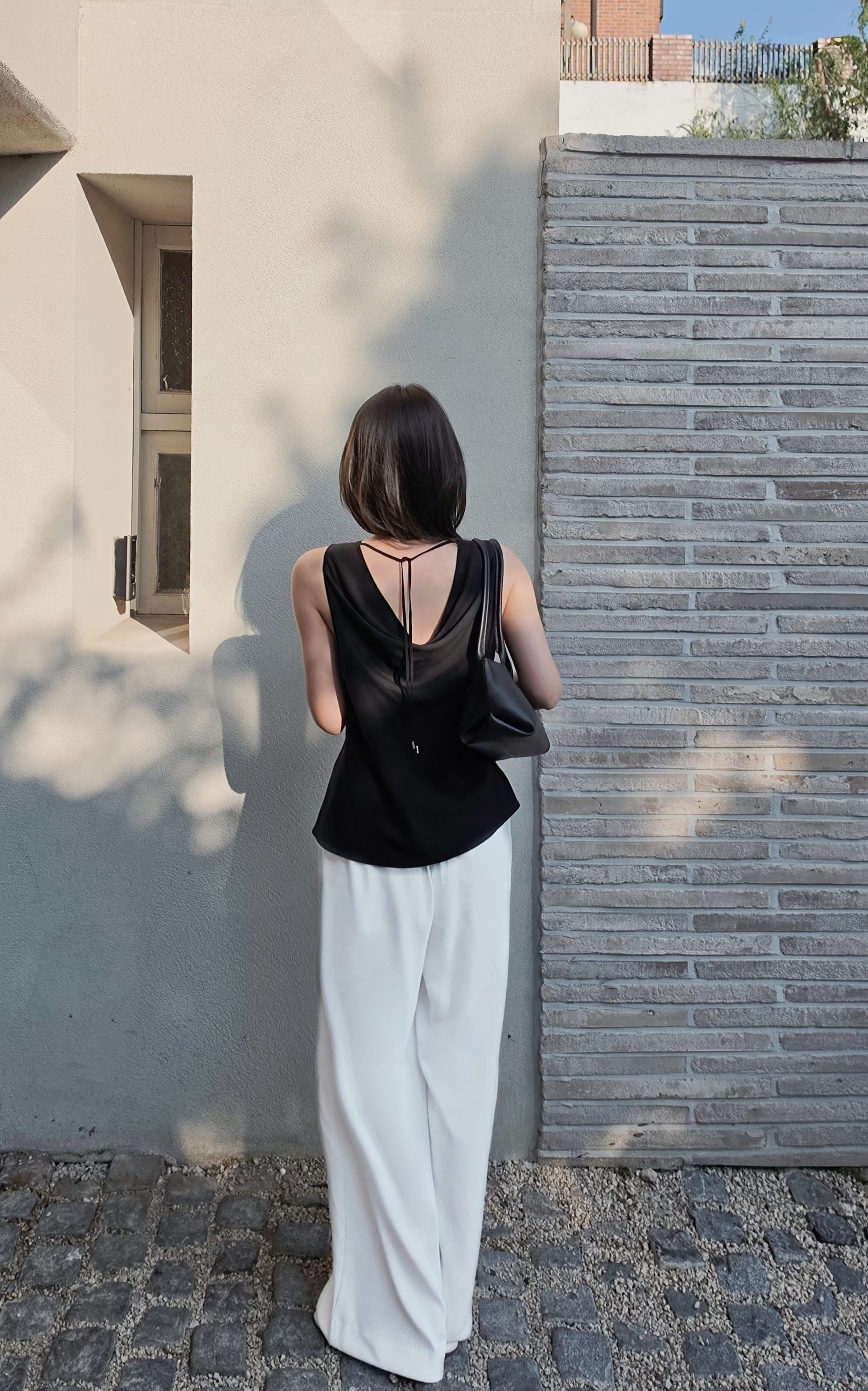 Elegant draped top 