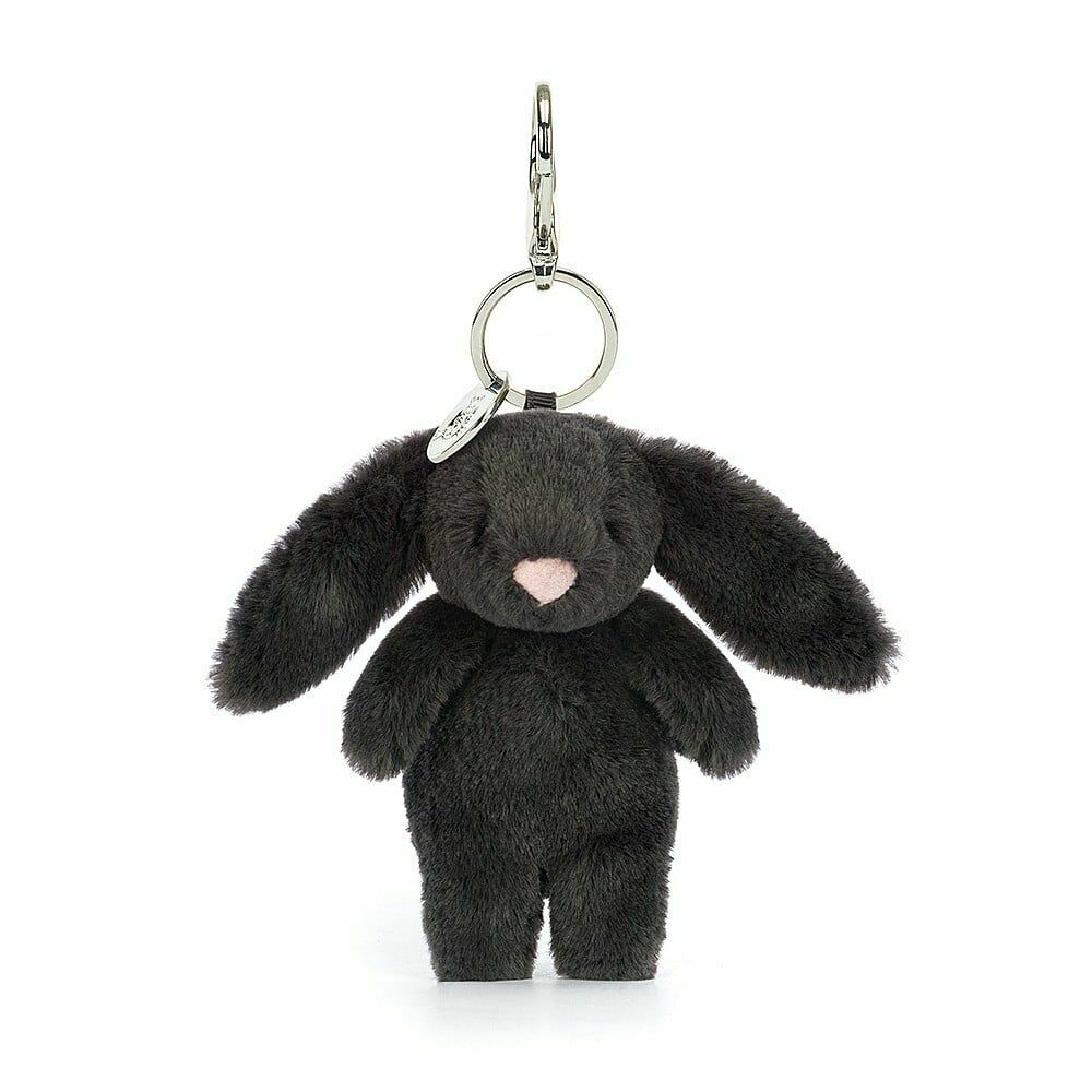 jELLYCAT Bashful Bunny Inky Bag Charm  黑兔吊飾 (Retired)