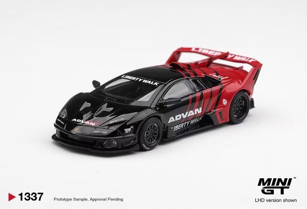 （預訂 Pre Order) MINI GT   ( MGT01337-R ) Lamborghini LB-Silhouette WORKS MURCIELAGO GT Evo Advan