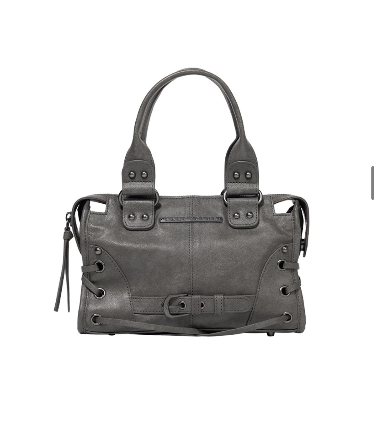 Fancyclub BELTED WASHING LEATHER MINI BAG (GRAY) F26QE991