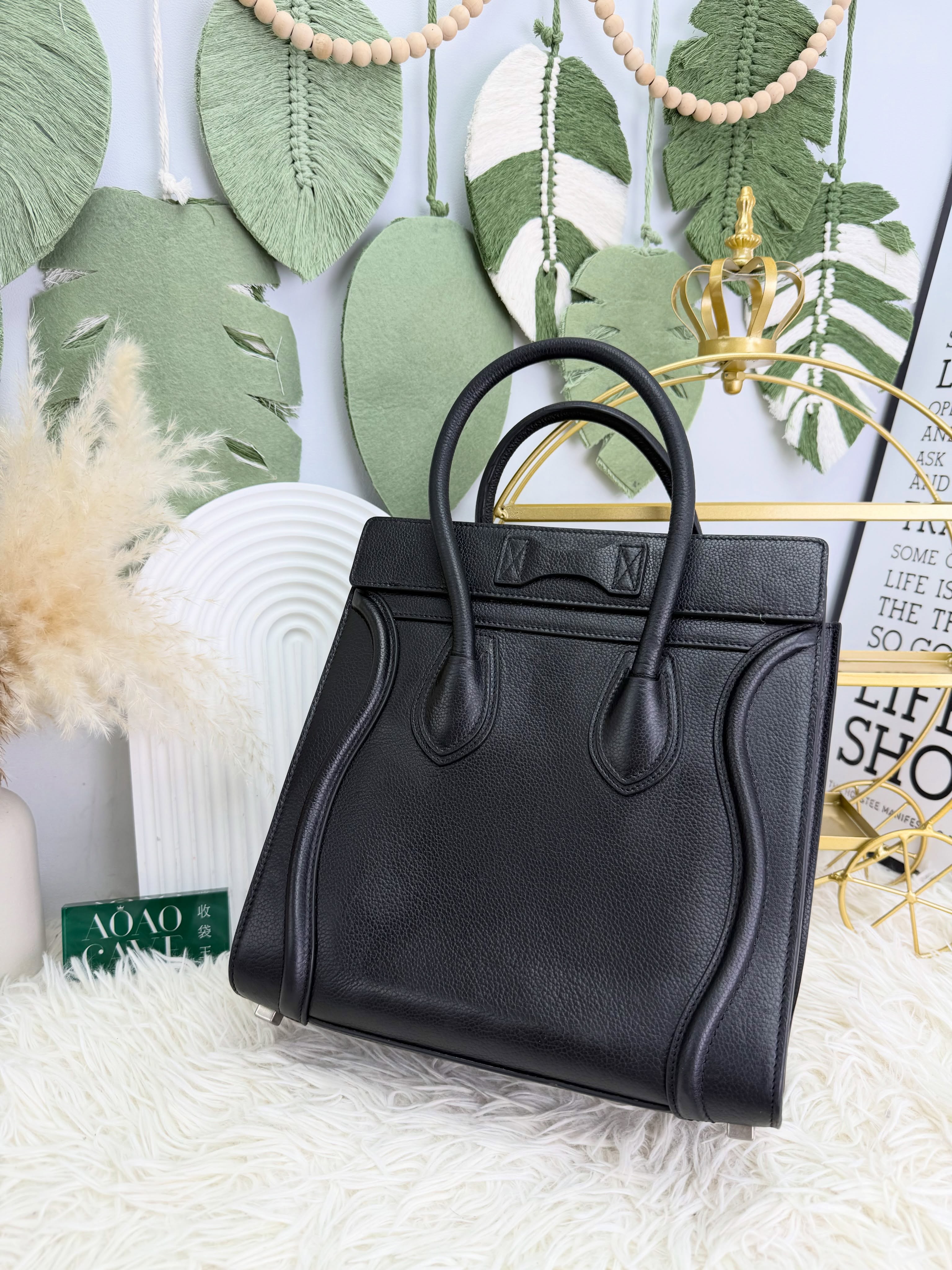 👜 PRE OWNED 🛍️Luggage Bag black🖤 