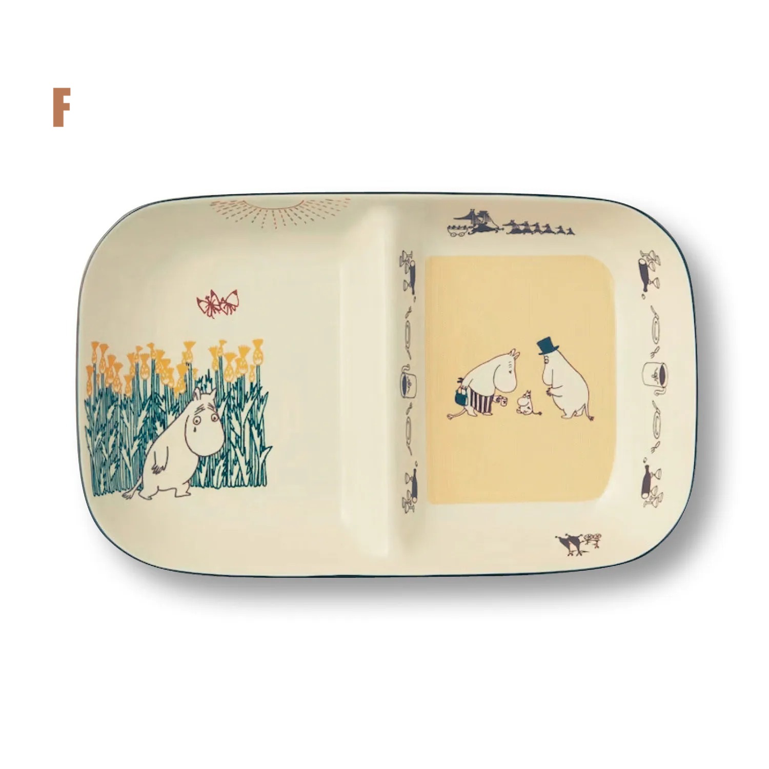 🆕【⭐訂購⭐】 🇯🇵日本直送 日本製🇯🇵岐阜美濃窯 #Moomin 陶瓷餐盤 [PLGD-0066] [260813]