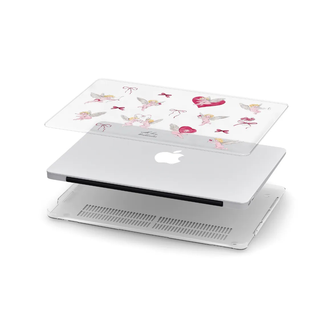 【The Romantic Party with the Cupids! 】Transparent MacBook Protective Case