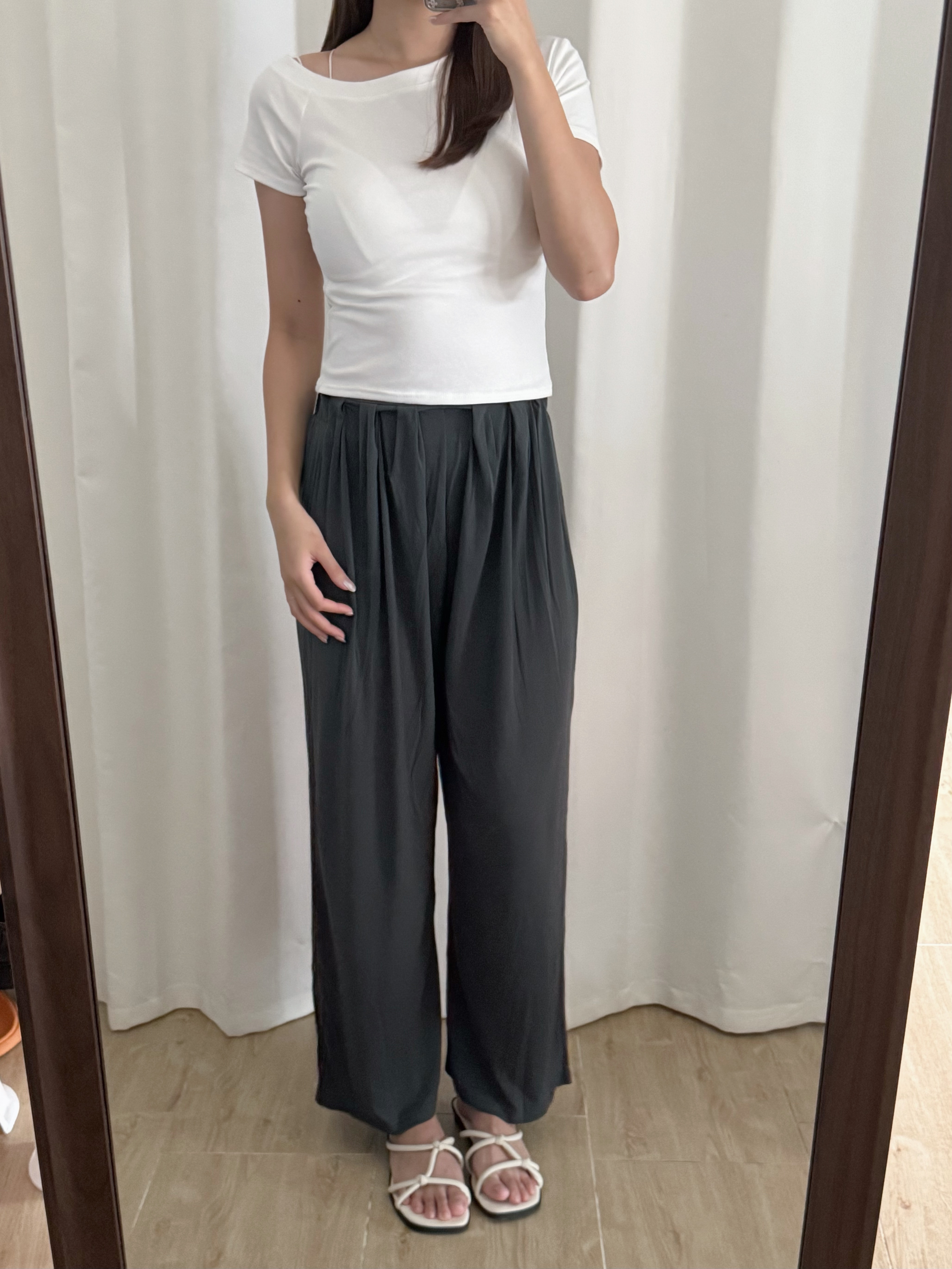 [夏天最愛!]超垂感涼爽休閑長褲(四色入)