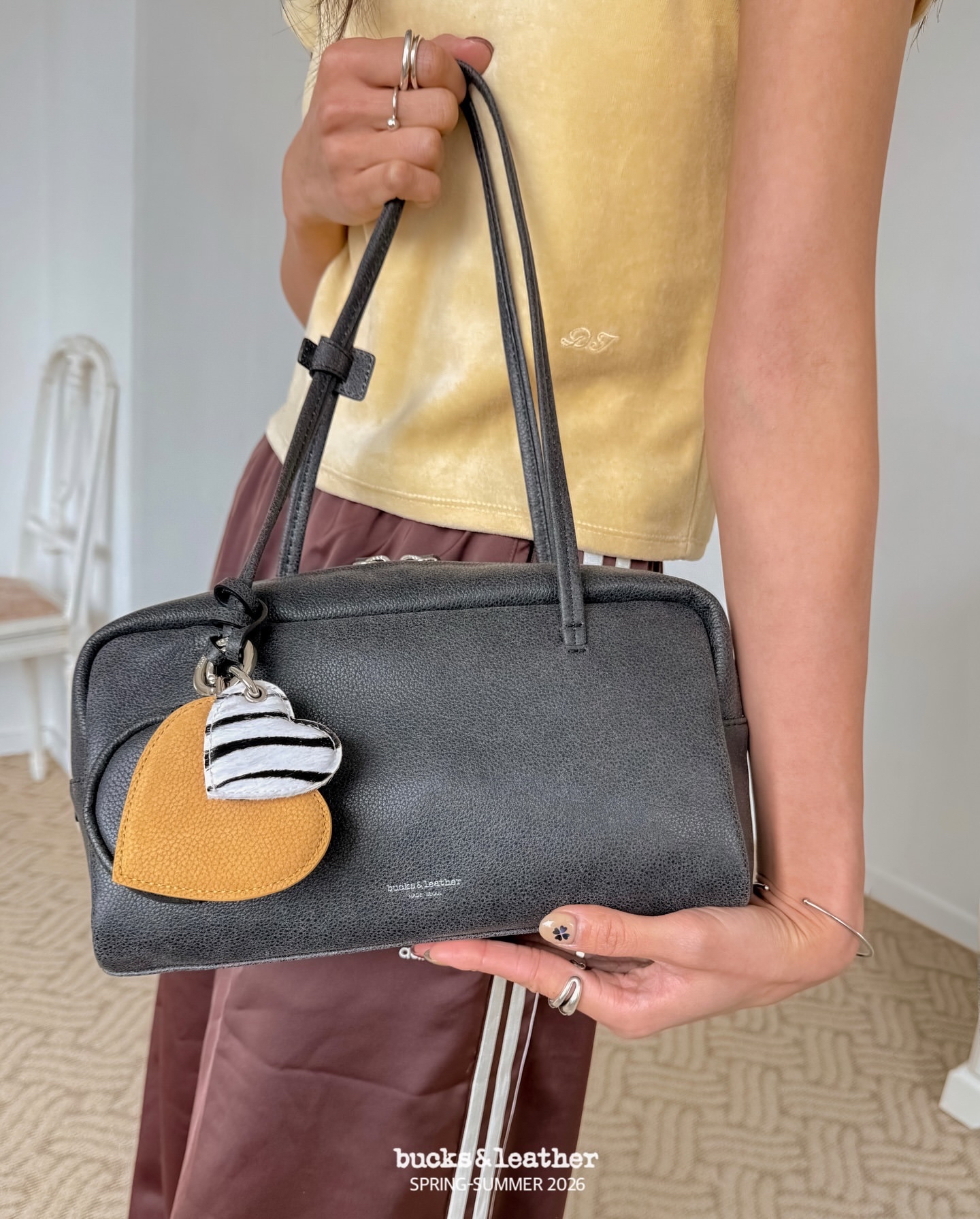 【26SS】 預訂_French Toast Bag by Bucks & leather