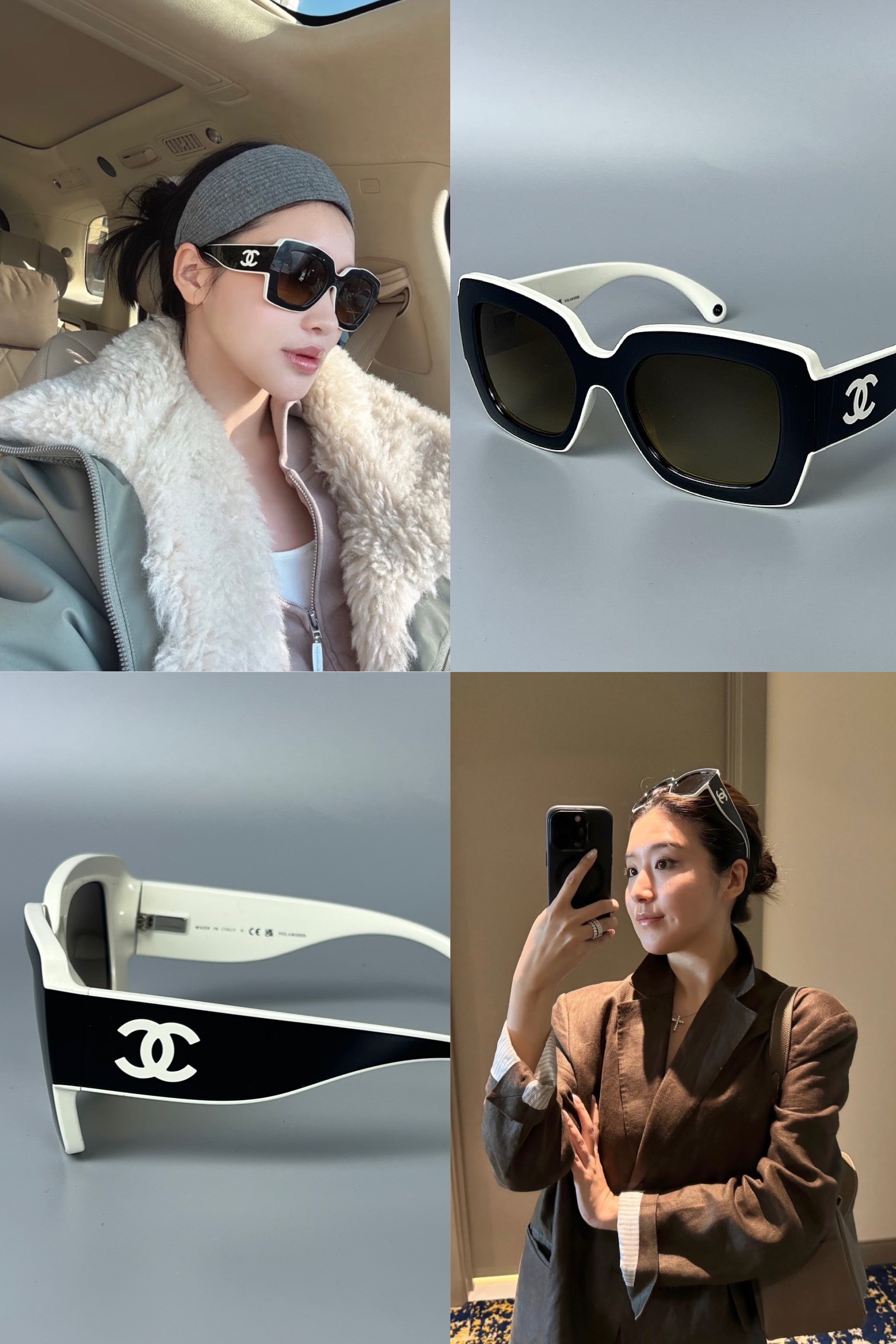 現貨✨🫶🏻Chanel 爆款熊貓🐼太陽眼鏡