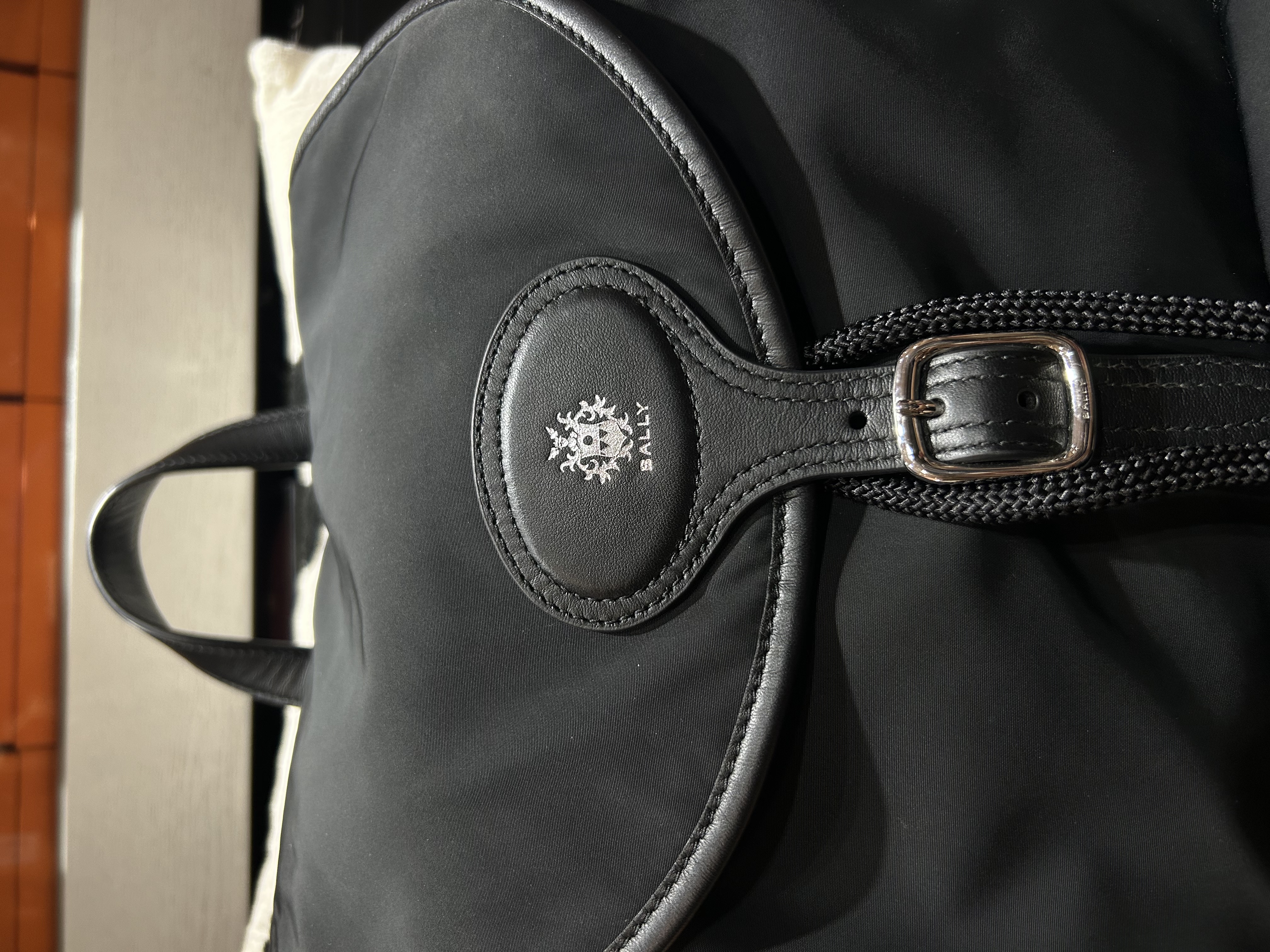 BALLY B-Light backpack Black Nylon 100%Authentic, 95%New