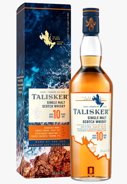 泰斯卡10年單一麥芽蘇格蘭威士忌  Talisker 10 Year Old Single Malt Scotch Whisky 泰斯卡 10年單一麥芽蘇格蘭威士忌 / Talisker 10 Year Old Single Malt Scotch Whisky 45.8% 700ml