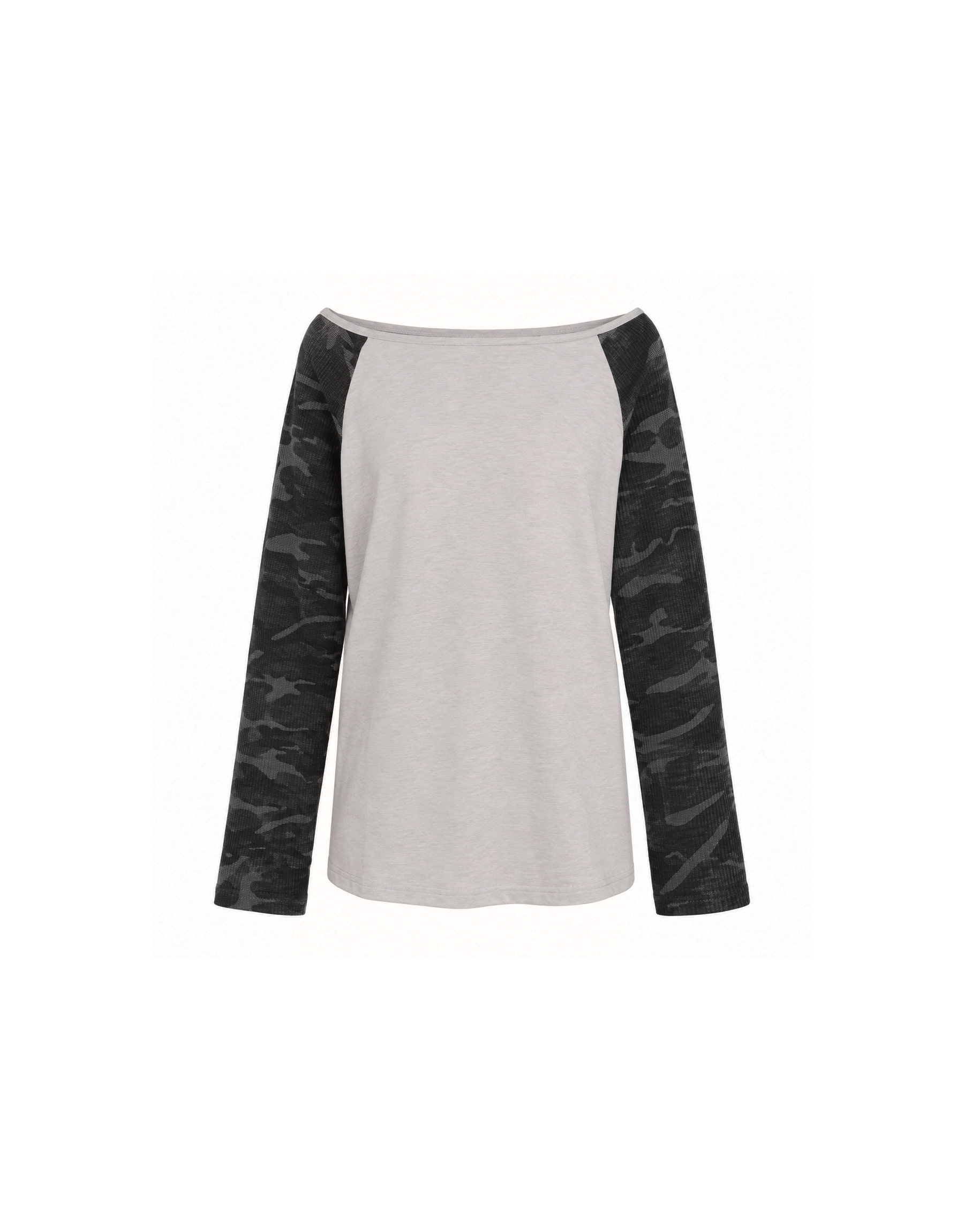 Camo Raglan Long Sleeve
