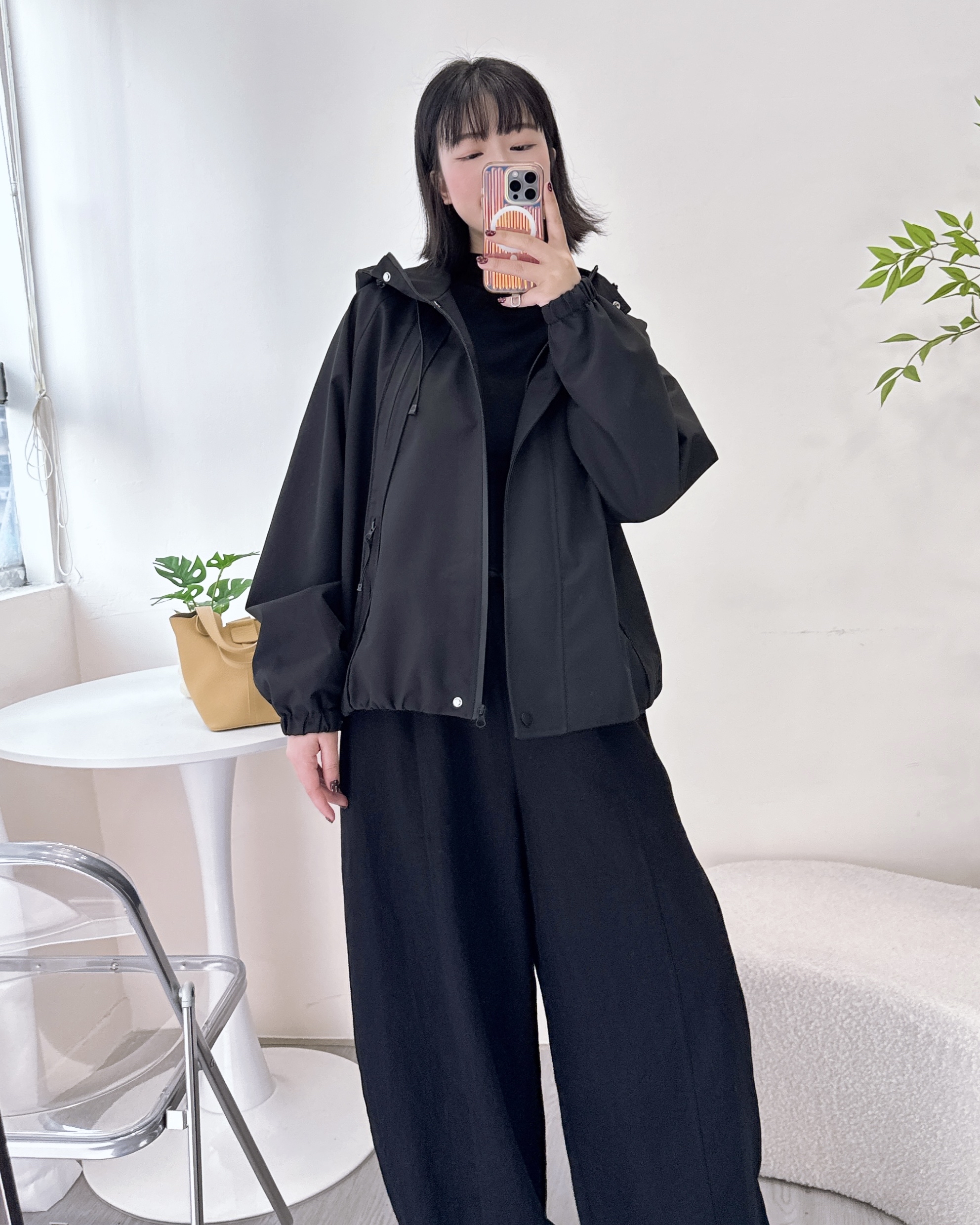 靚料超型防風有帽風褸 3色