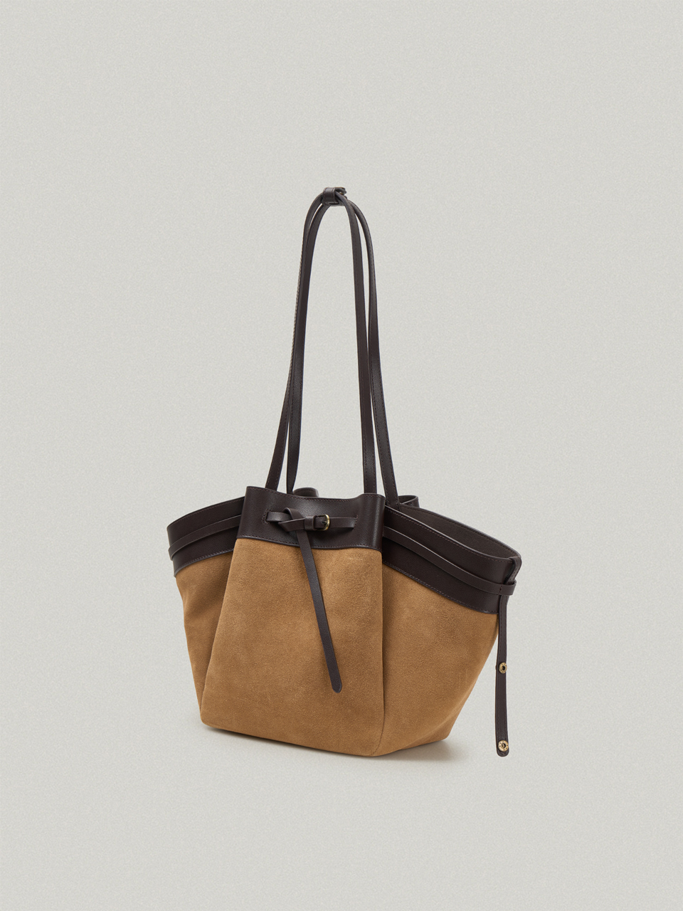 ANTHOS BAG-SUEDE (SAND BEIGE)