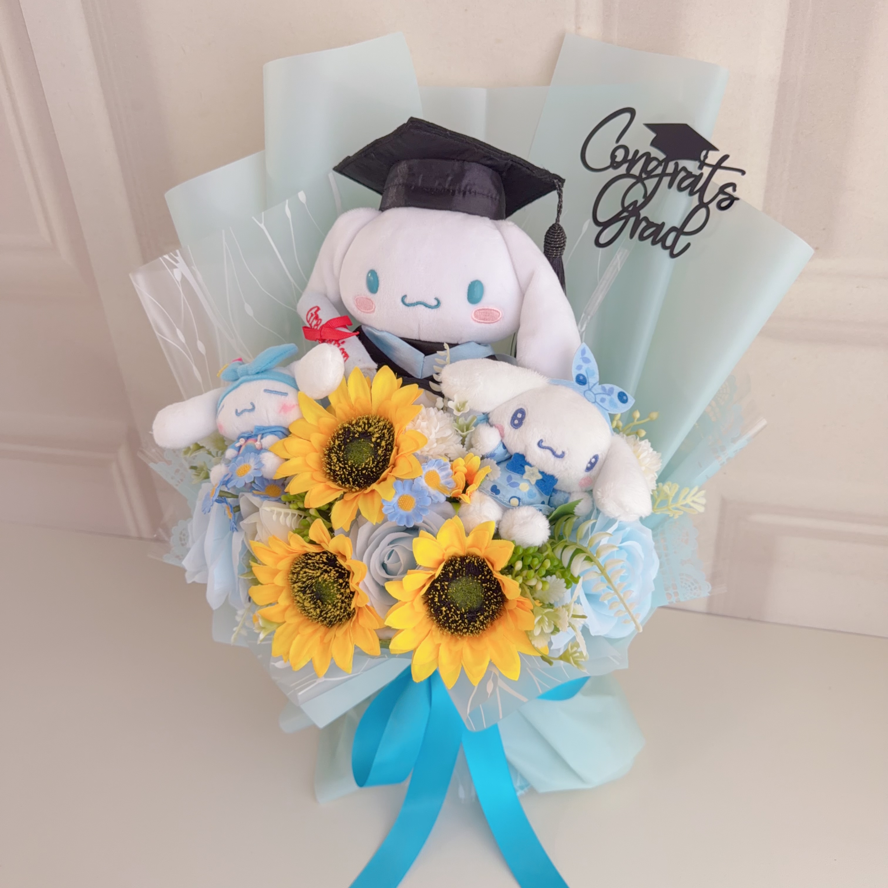 （現貨）肉桂狗畢業花束